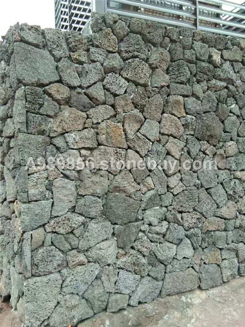 火山巖自然邊貼墻