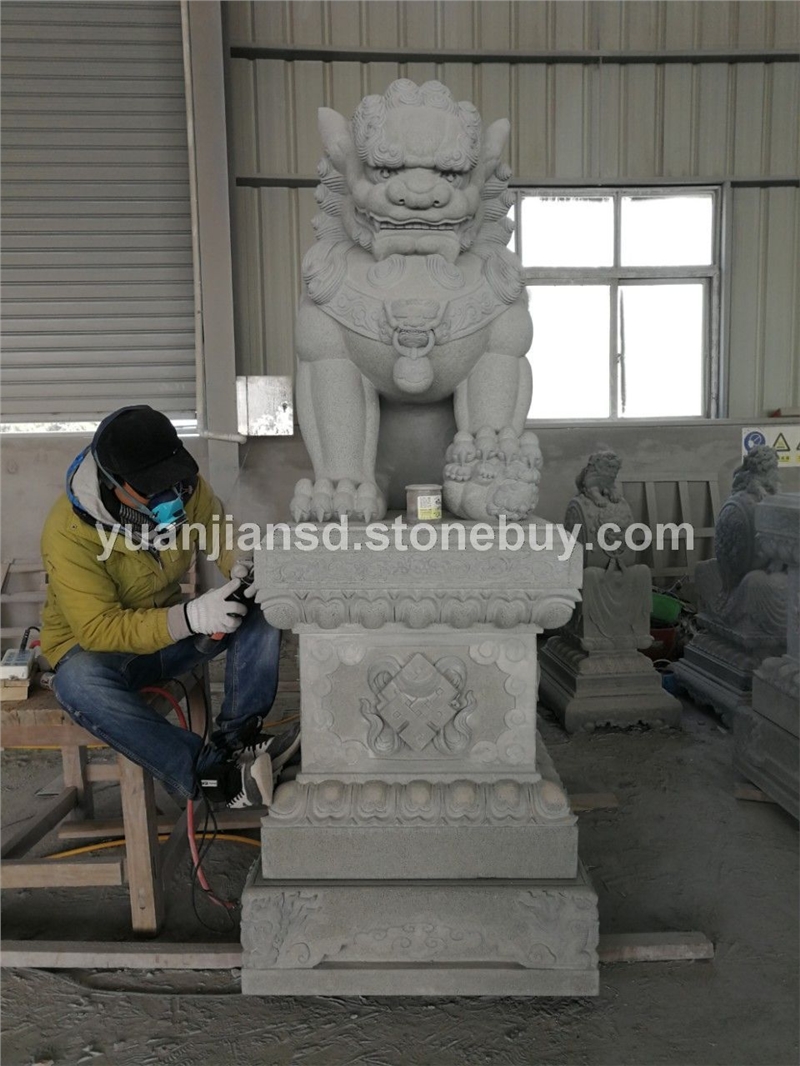 青石 石狮 北京狮，可定制任意尺寸