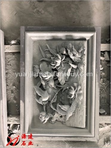 石雕浮雕，花鸟浮雕，雕刻世家