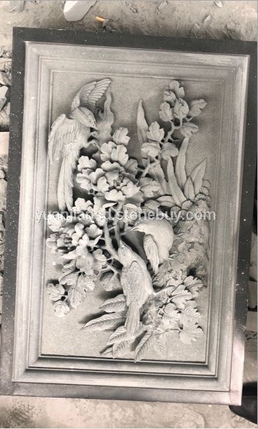 石雕浮雕，花鸟浮雕，雕刻世家