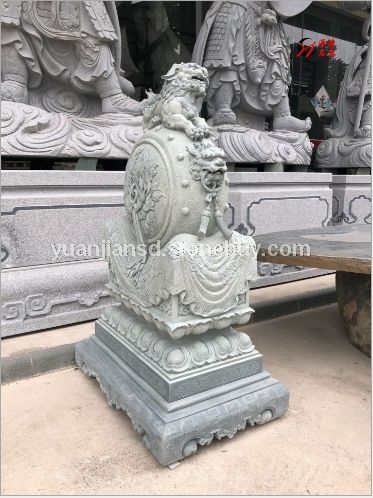 石雕狮子抱鼓、门鼓