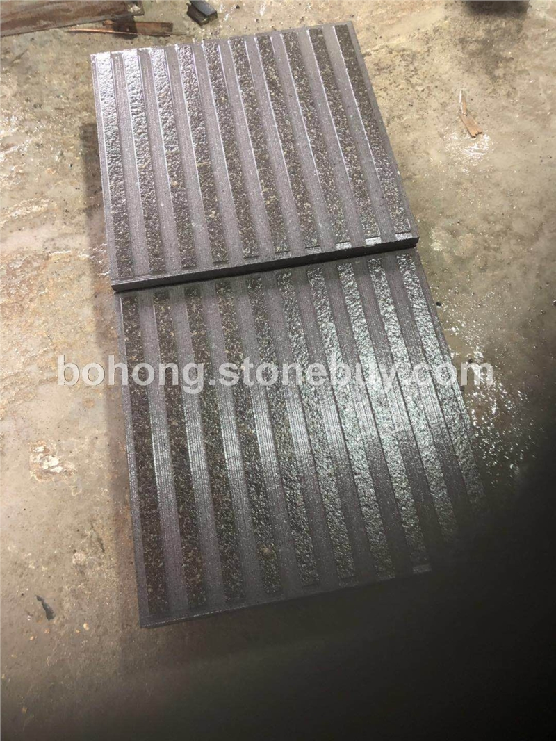 博白黑路面石盲道石