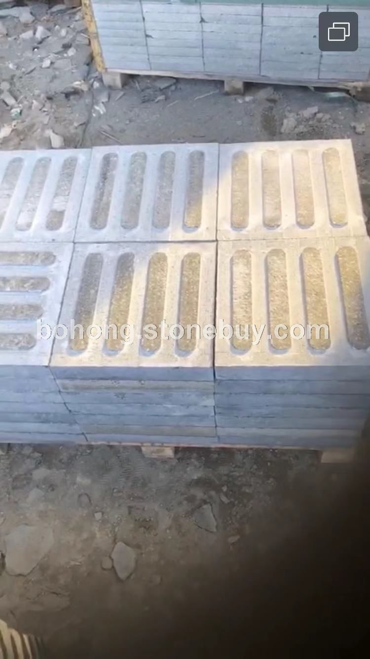 珍珠棕地铺石路面石