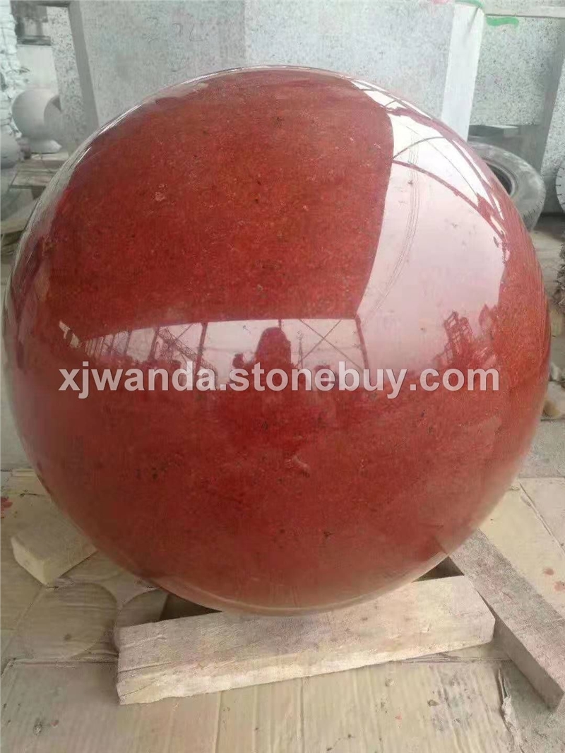 中國紅圓球