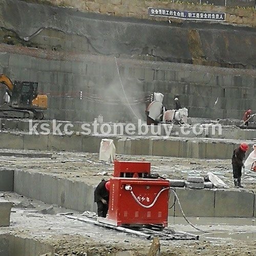 75kw智能切割绳锯机 乐山绳锯 矿山切割绳锯