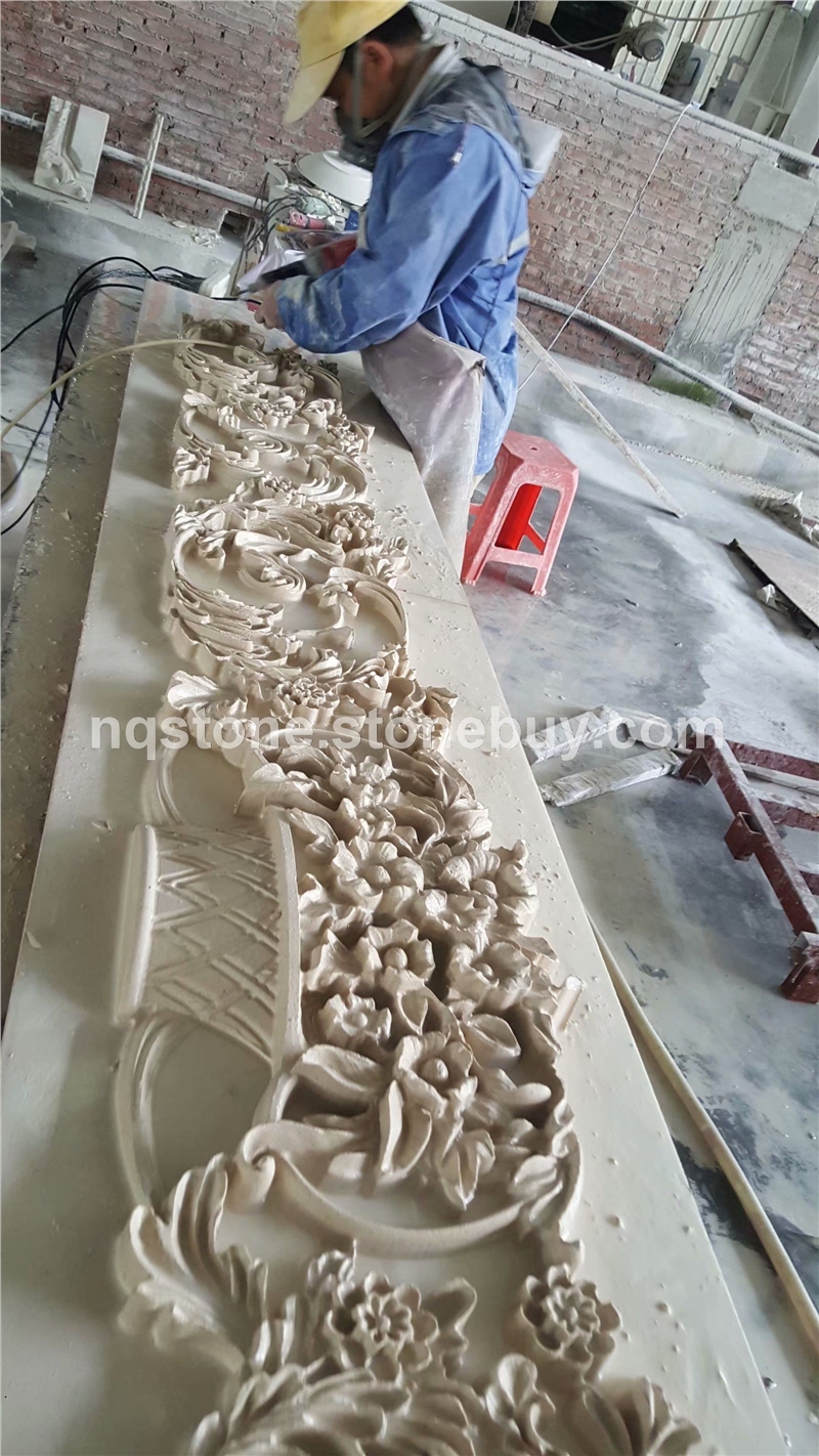 葡萄牙米黄手工雕花
