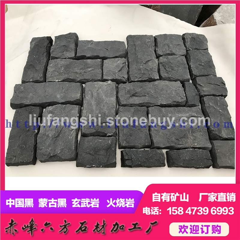 六方石-玄武岩-蒙古黑-版材