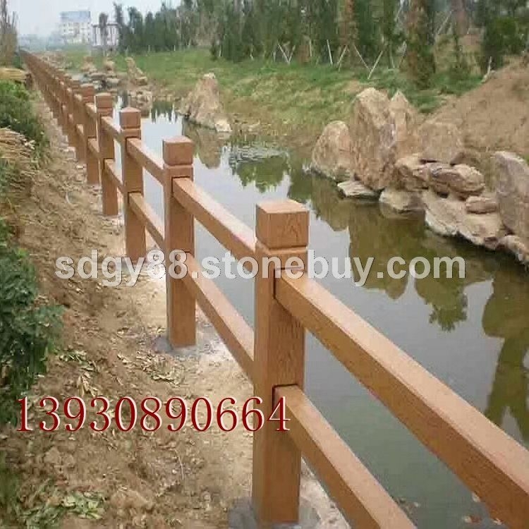 水泥栏杆 仿木水泥栏杆 栏板 批量定制