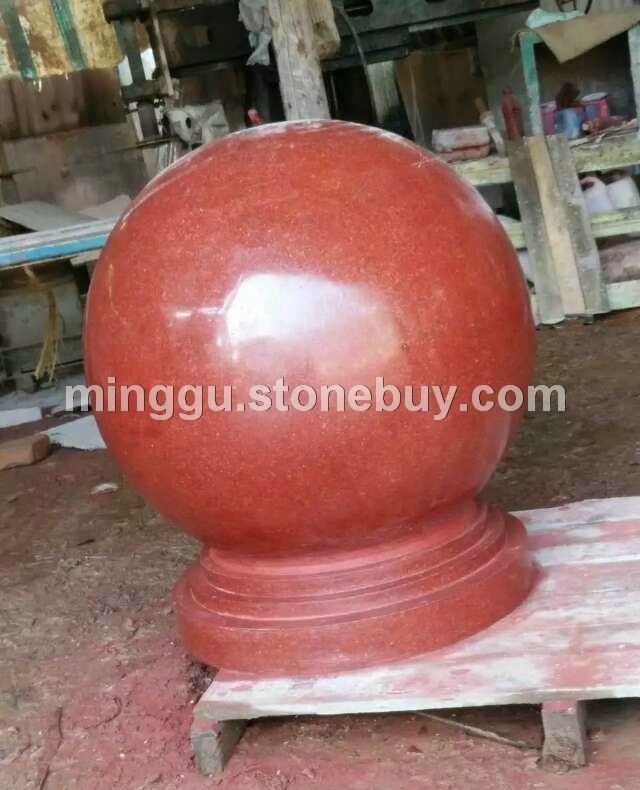 中国红异形石