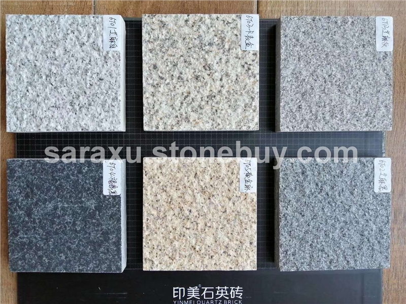 黄金麻，芝麻白，芝麻灰，黄锈石仿花岗岩石英砖PC砖生态地铺石仿石砖