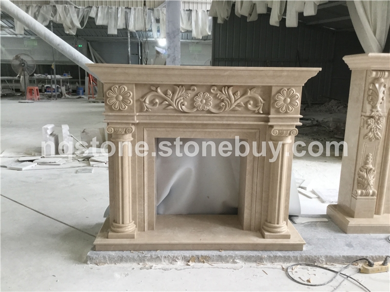 F-82大理石壁炉架Fireplace Mantel