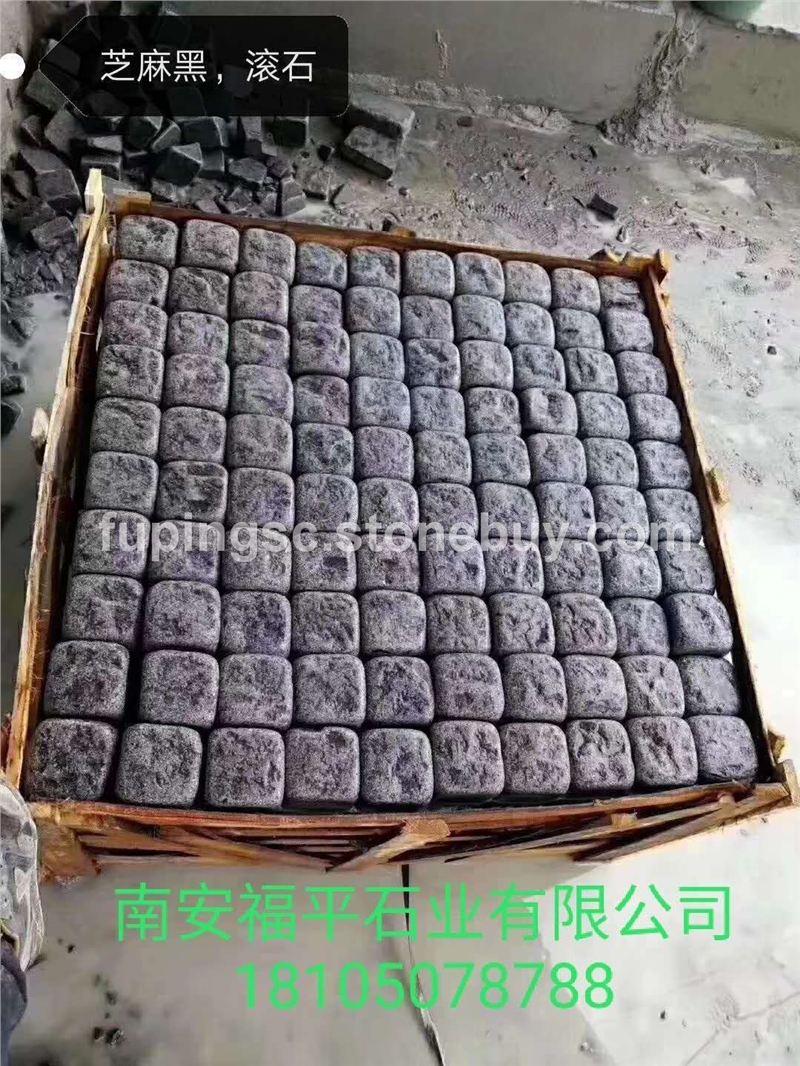 芝麻黑，滚石、石材工程可开专票