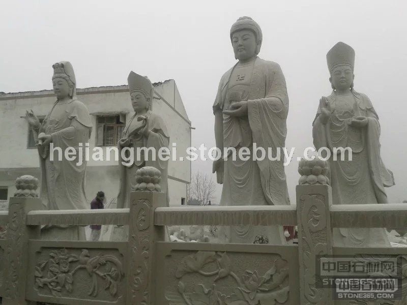 灰白砂岩佛像