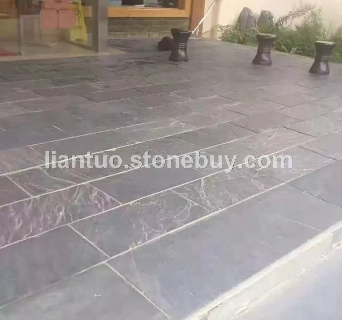 青石板地铺台阶石