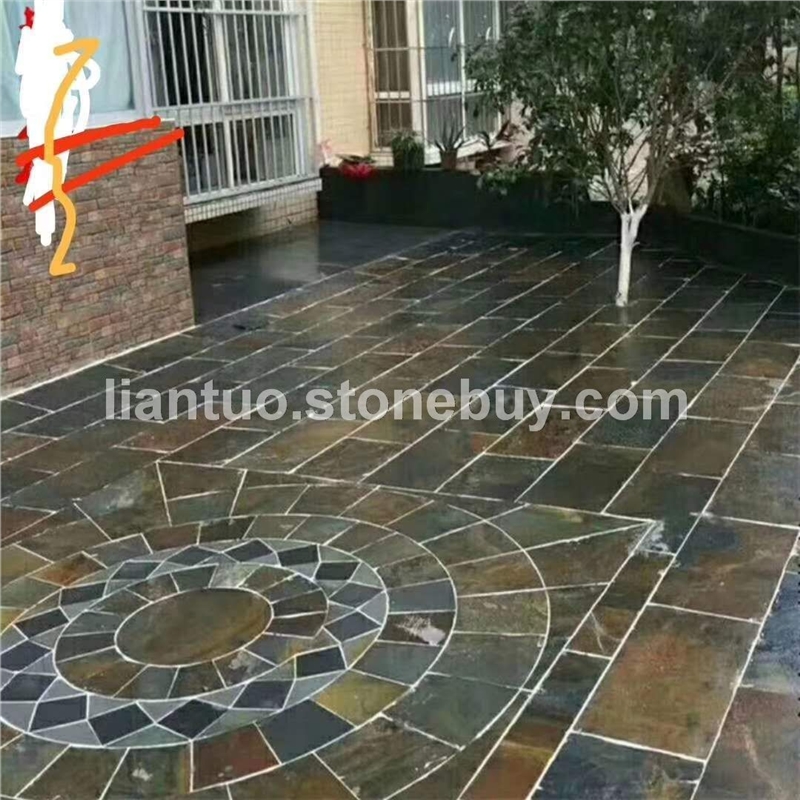 青石板锈板家装效果图