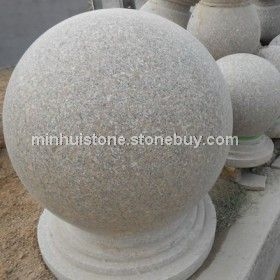 五莲石材圆球 挡车球、五莲花光面、五莲花火烧面、五莲花荔枝面