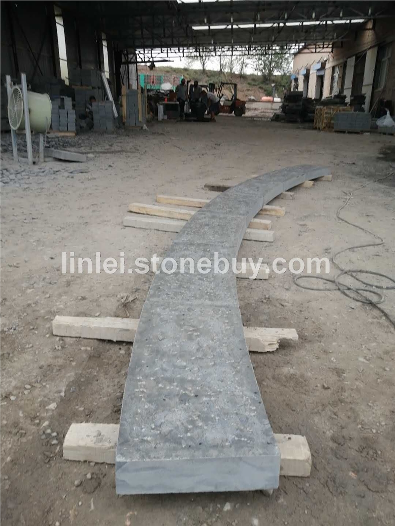 蒙古黑弧形加工蒙古黑路沿石蒙古黑异形