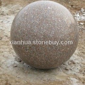 五莲石材圆球 挡车球、五莲花光面、五莲花火烧面、五莲花荔枝面、五莲花喷砂面