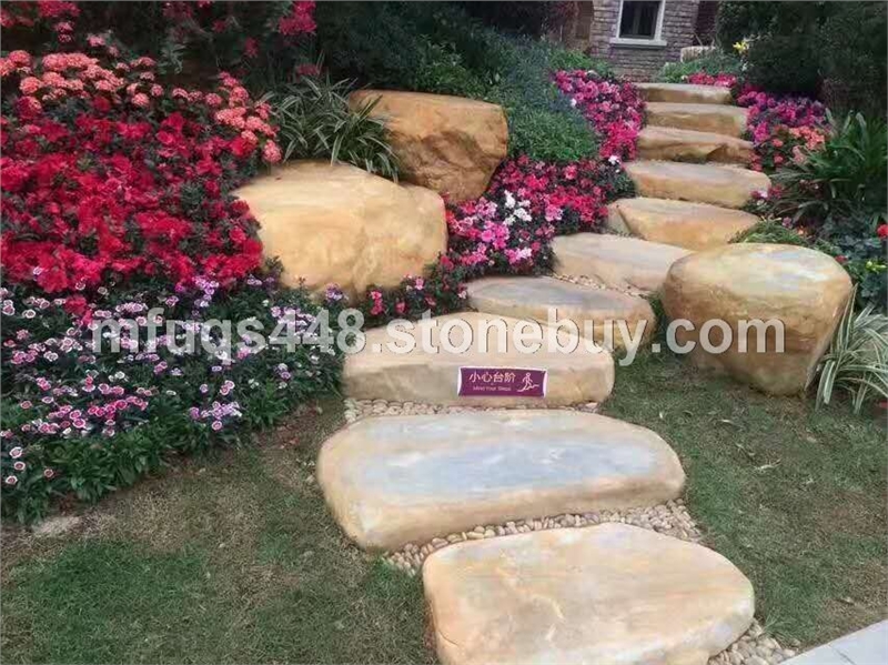 公园景观风景石黄蜡石新组合