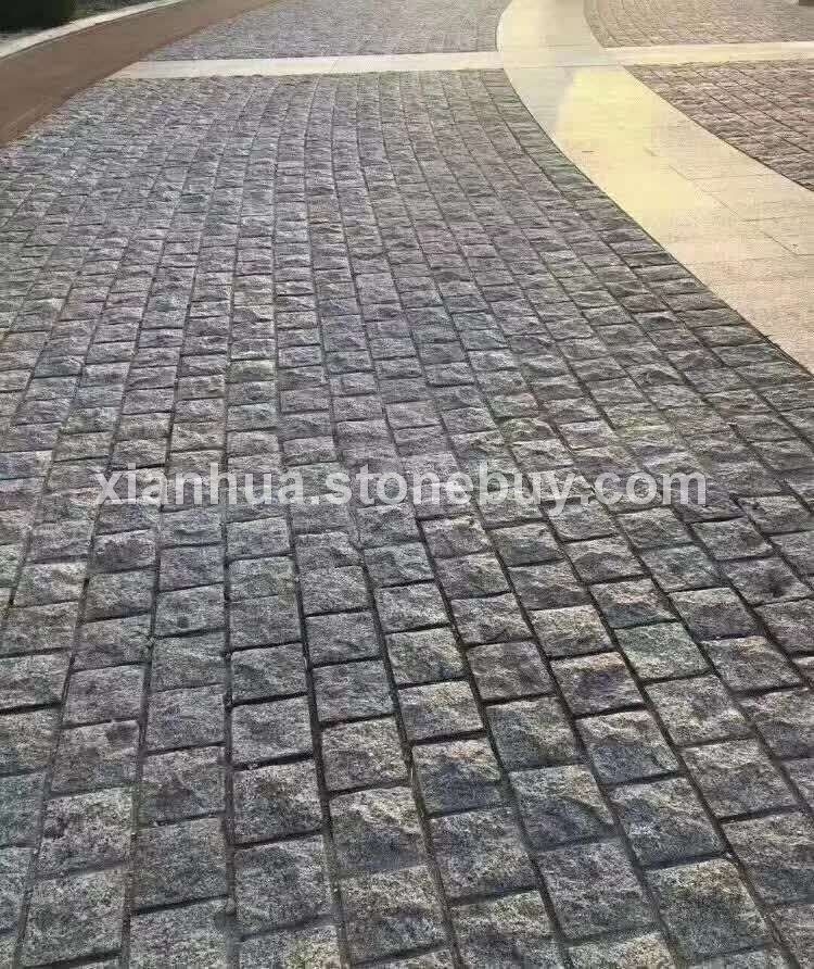 五莲灰路沿石、紫金灰光面、紫金灰火烧面、棕钻光面、棕钻火烧面