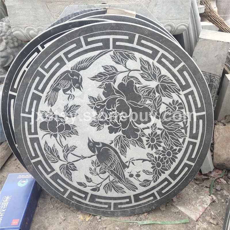石桌雕刻桌面