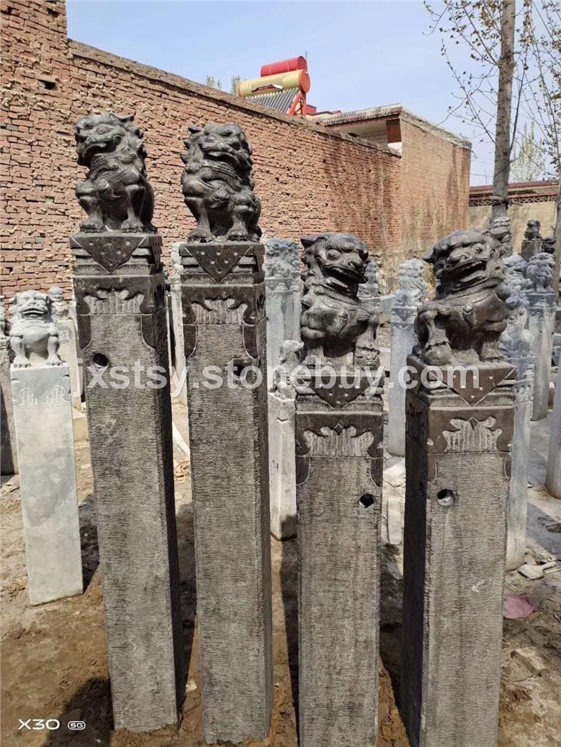 拴馬樁石雕