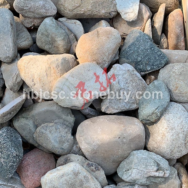 天然鹅卵石切片乱形墙面装饰鹅卵石水池地面铺贴尾款链接