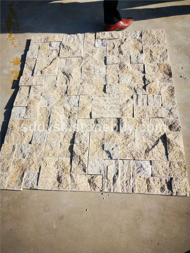 黄锈蘑菇石方块石碎拼
