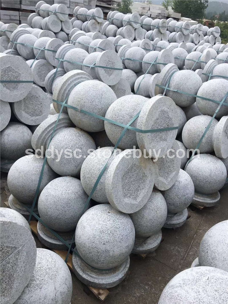 芝麻灰挡车球圆球止车石