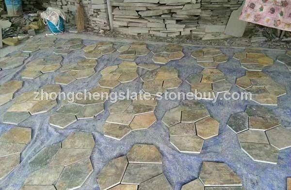 冰裂纹 组合板岩