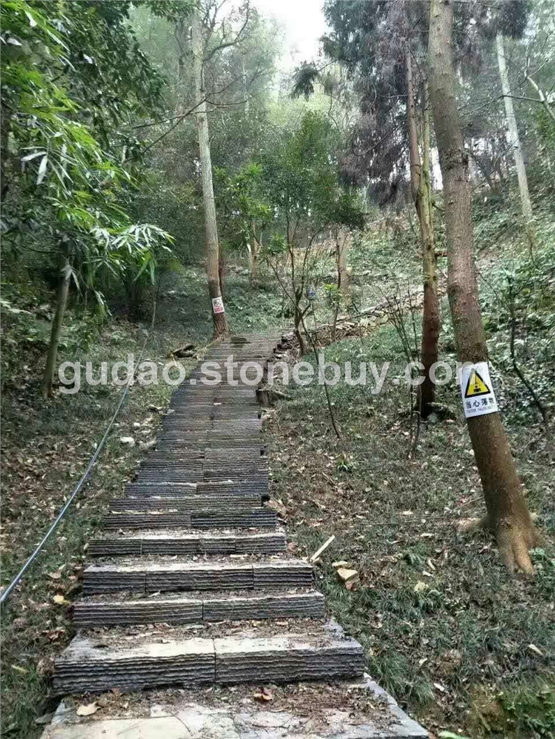 瓦板台阶石