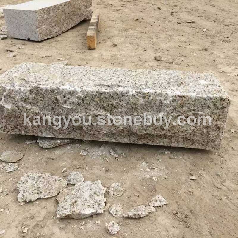 黄金麻石条黄金麻路沿石