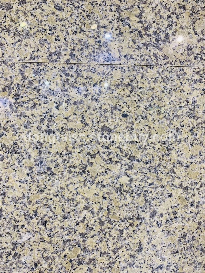 黄金麻石材浅黄光面外墙干挂