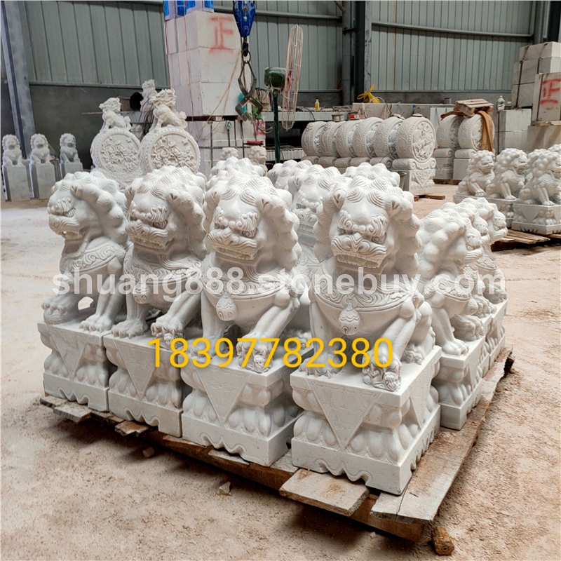 汉白玉大象狮子门鼓抱鼓