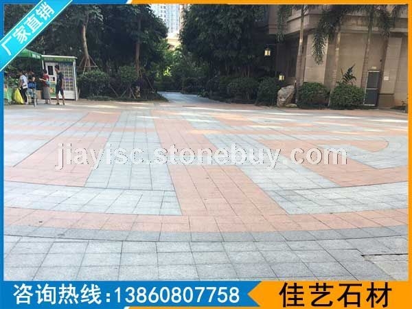 芝麻黑等花岗岩石材地铺工程案例