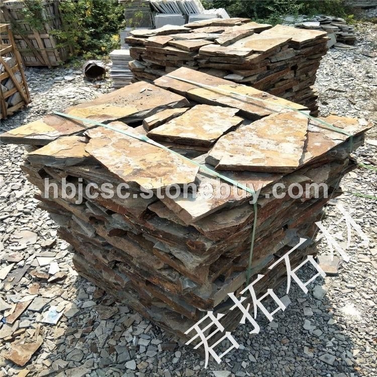 垒墙石材 不规则园林砌墙石价格 批发护坡石 碎拼石材