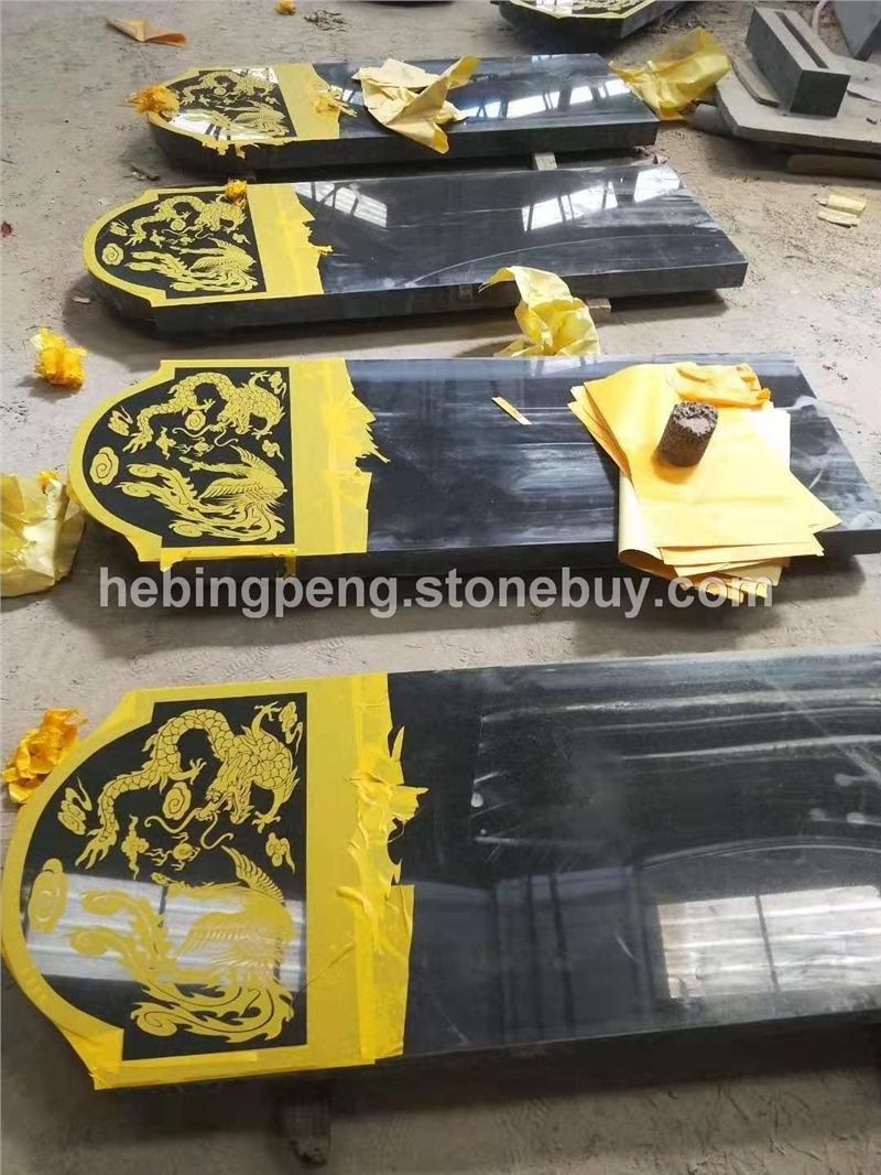 墓碑雕刻黑石墓碑