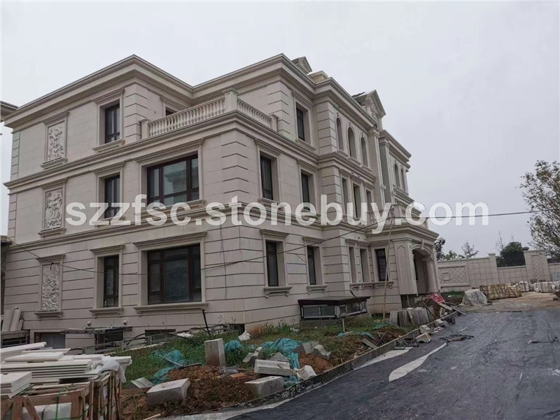 案例 白麻石材生产厂家 随州黄金麻石材 黄金麻花岗岩报价 黄金麻荔枝面石材