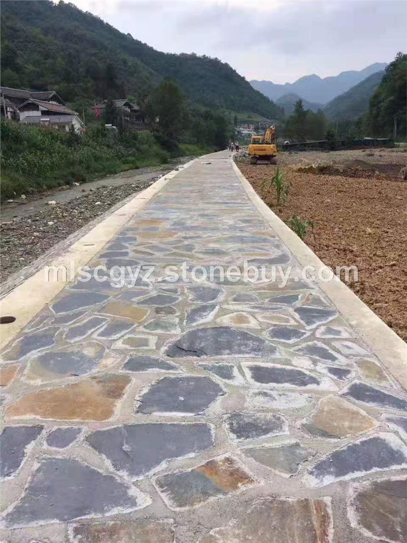 不规则碎拼、乱条石