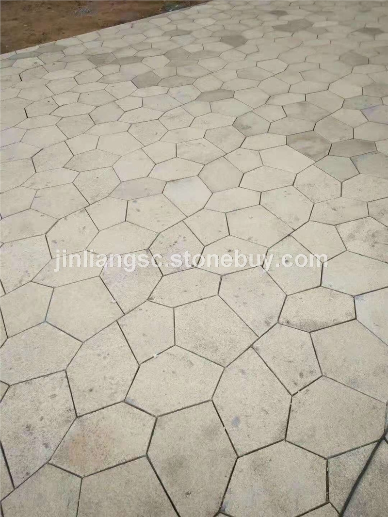 黄锈石冰裂纹效果