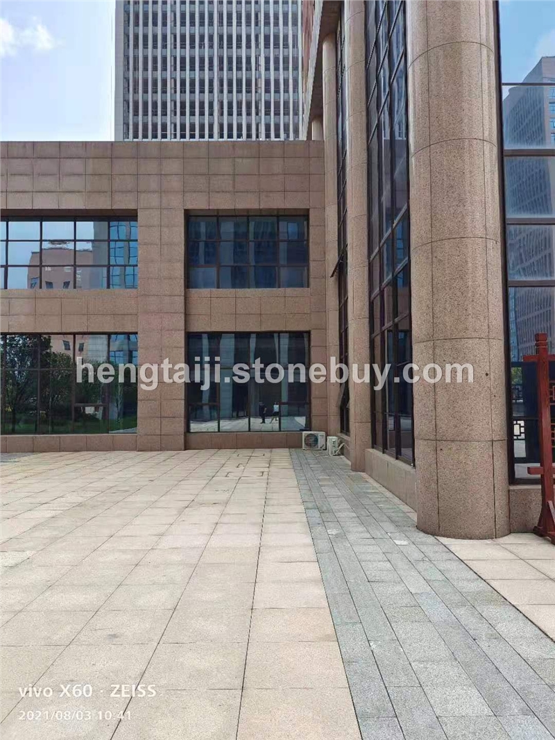 五彩红石材外墙案列