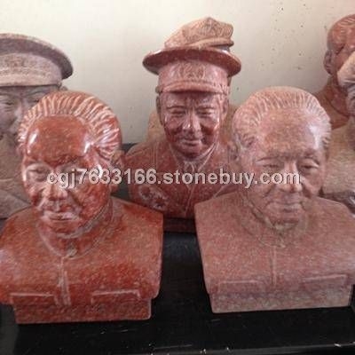 中国红雕塑