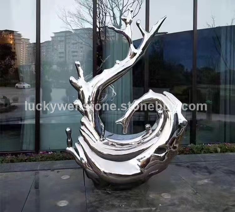 不銹鋼風景雕塑