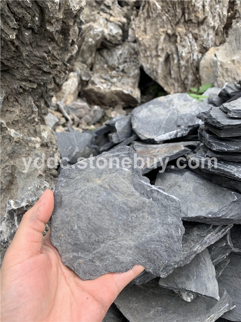 园林景区板石板岩脚踏石价格