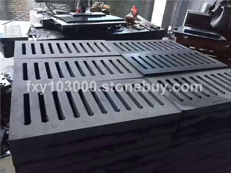 芝麻黑沟盖石 芝麻黑水沟盖板