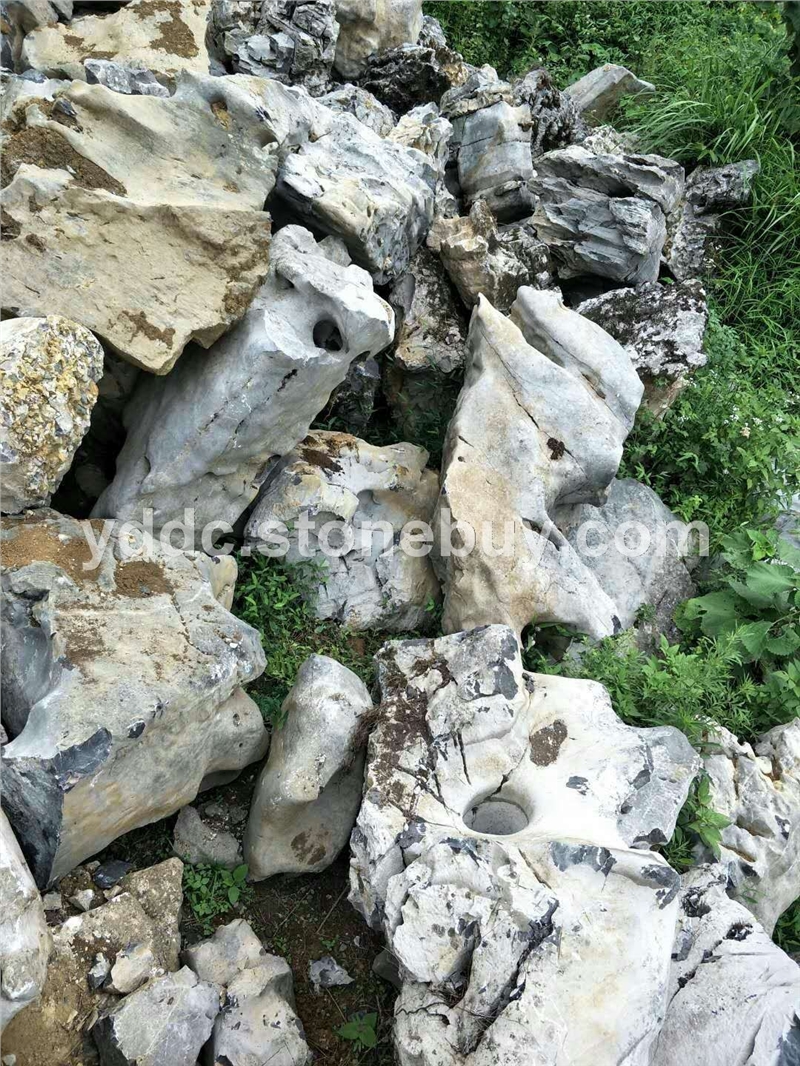 白太湖石大中小型假山石优质现货