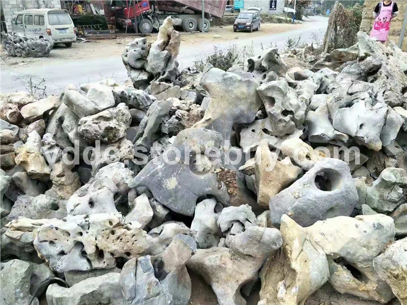 白太湖石工程用驳岸石种类齐全