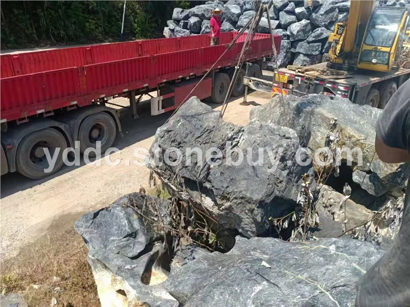 园林绿化太湖石叠石风景石驳岸石加工石一手货源