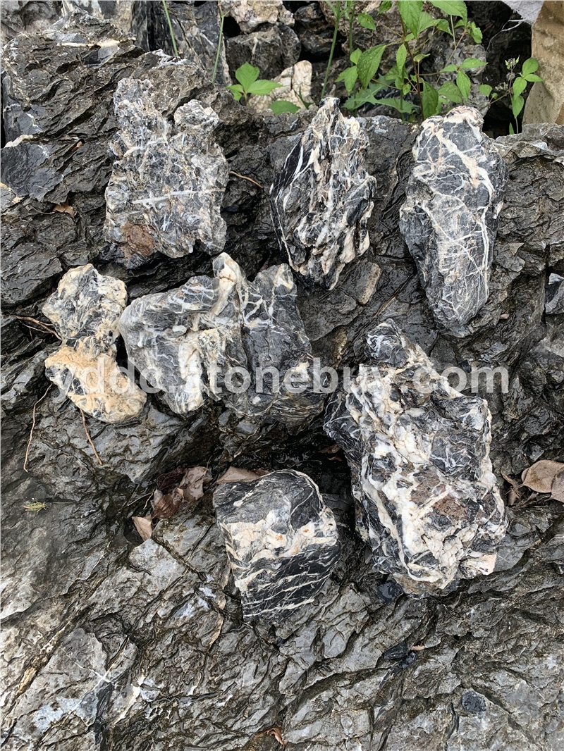 小块好看的英石盆景纹路石一手货源