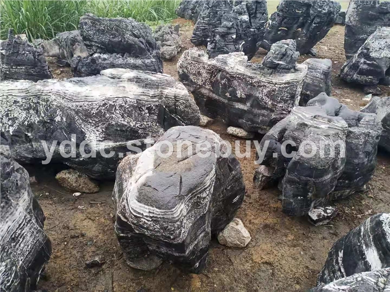精品云霧石魚缸石花園